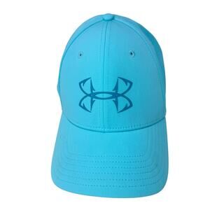 Under Armour Storm Headline Hunt Baseball Fitted Cap Mens XL Blue 100% Polyester